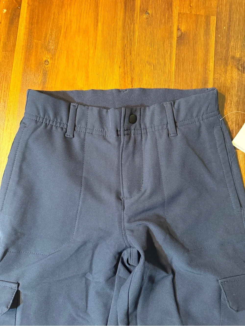 NWT Old Navy Active Boys Navy Stretch Tech Cargo Pants School Uniform Size 6-7